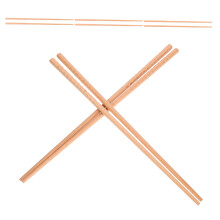 10Pairs Long Wooden Chopsticks for Frying Cooking Noodles
