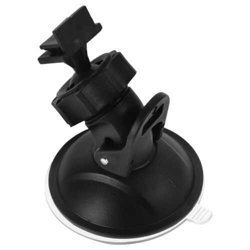 2Pcs Black Plastic Car Suction Cup Mount 360 Rotating Dash Cam Holder