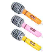 4Pcs PVC Inflatable Microphone Prop Kids Pretend Game Musical Party