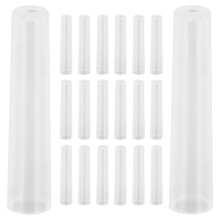 400Pcs Transparent Plastic Pencil Caps Extenders and Protective Covers