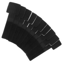 30St Herbruikbare Nylon Kabelriemen Zwart Voor Bureau En Keuken