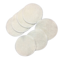 30Pcs Soft Bamboo Fiber Face Wash Pads for Eye and Facial Makeup