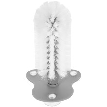 2Pcs Multifunctional Turtle Brush Grey with Suction Cup for