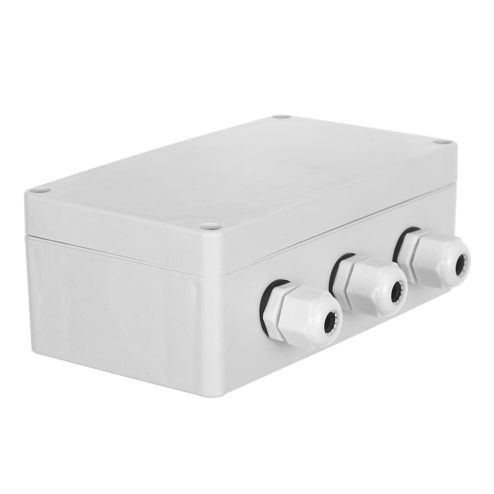 3Pcs Durable Beige Abs Waterproof Electrical Enclosure Box Outdoor Use 3648157070490