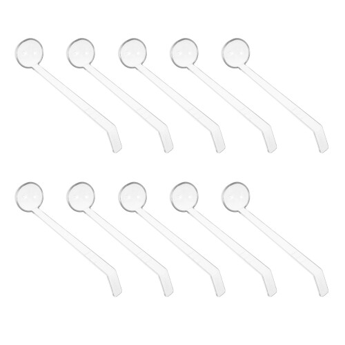 20Pcs Clear Plastic Punch Ladles Long Handle Kitchen Spoons