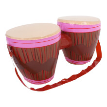 3Pcs PVC Inflatable Ansai Waist Drum Set Multi-Color Music Party Props