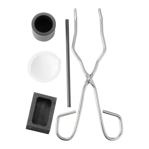 10Pcs Melting Gold Silver Kit Graphite Casting Mold Lab Equipment