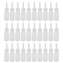 50Pcs White Plastic Pigment Containers for Refill