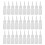 50Pcs White Plastic Pigment Containers for Refill 1