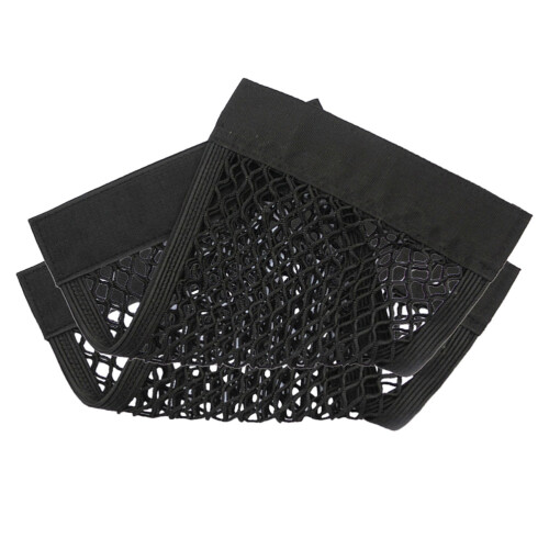4Pcs Universal Car Trunk Organizer Black Oxford Cloth Double Layer Net