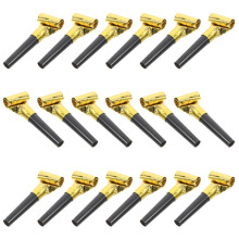200Pcs Golden Ps Noise Maker Blowouts Birthday Party Favor Horns