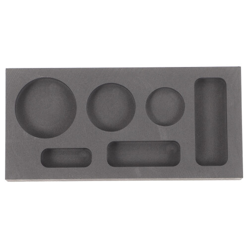 5Pièces Accessoires Métaux Moules Graphite Noir DIY 1
