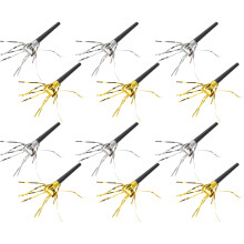 80Pcs Colorful Plastic Party Blowouts Tassel Whistles for Parties