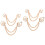 4Stk Hosenknöpfe Gold Für Taille Eng Einstellen Robust Und Elegant 6