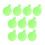 20Pièces À Bulles Tpr Pour Jouets Squeeze Vert Clair 1