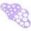 3Pcs Violet Silicone Nipple Measuring Tool for Flanges Accurate & Safe 1