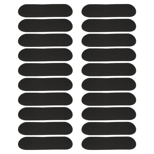 100Stk Mini Finger Skateboard Grip Pads Schwarz