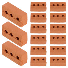 250Stk Strapazierfähige Mini Hellbraun Ton Für