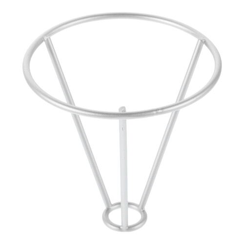 2Pcs Metal Seed Starter Rack with Dual Ring Design Grey for Home Use