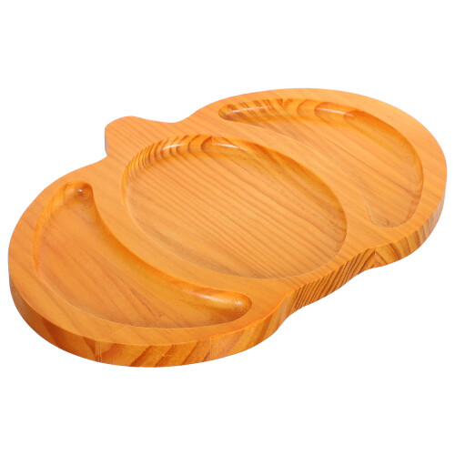 4Pièces Plateau En Bois Clair Pour Apéritifs Fromages