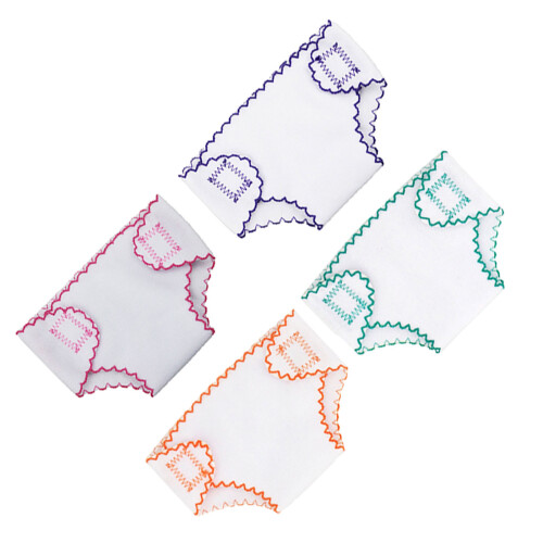 16Pièces Accessoires Couches En Tissu Réutilisables Colorés