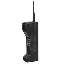 2Pièces Décor Téléphone Rétro Noir Accessoire Maison Vintage