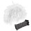 2Pièces Perruques Blanches Courtes Laboratoire Costume Science Fête 1