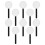 40Pcs Kids Lightweight Black Plastic Handheld Glass 1