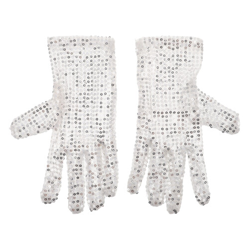 3Paires Blancs Sequin Stretchs LED Pour Soirée Festive