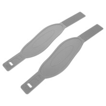 10Pcs Elastic Black PP Pedal Straps for Indoor Bike Workout