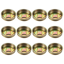 48Pcs Iron Wire Drum Bung Covers Golden for Secure Drum Sealing