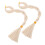 Beige Poppenhaar Hoge Temperatuur 1