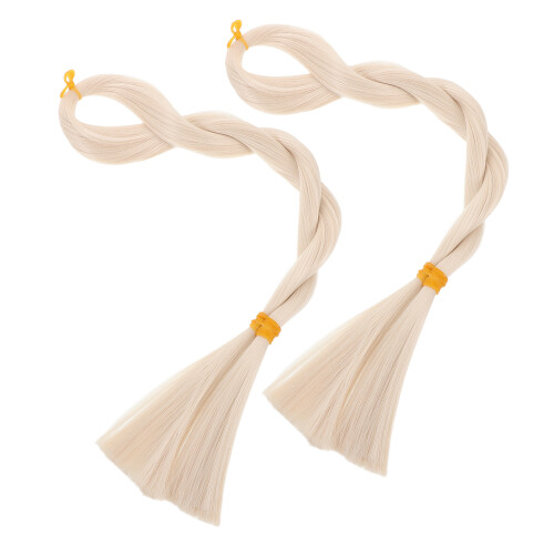 Beige Poppenhaar Hoge Temperatuur