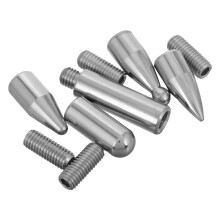 25Pcs Auto Dent Repair Tools Stainless Steel Rods Hook Tips Silver Kit