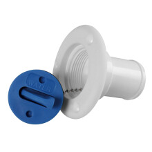 3St Duurzame Deck Filler Met Sleutelkap Wit Voor Boot En Auto