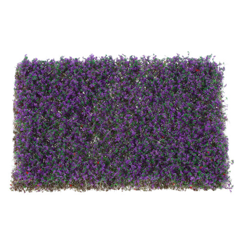 4Pcs Realistic Purple Mini Grass Clusters for Model Railway Scenery
