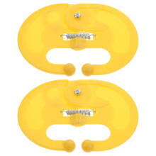 10Pcs Yellow Plastic Calf Weaner Nose Rings Farm Cattle Weaning Tool
