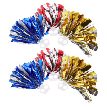 6Pièces Pompons À Poignée Plastique Pour Cheerleaders Sport Et Danse