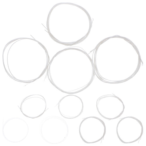 55Pcs Silver String Oud Kit Nylon Copper Acoustic Performance Upgrade