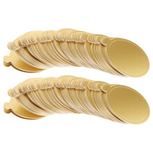 400St Mini Ronde Gouden Cake Boards Cake Tray Voor Feesten