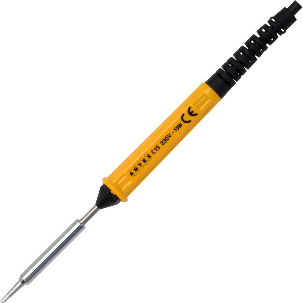 Antex S272470 C15 15W Soldering Iron 230V Pvc Cable British Plug