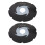 4Pièces Capuchons De PVC Noir Protection Durable 1