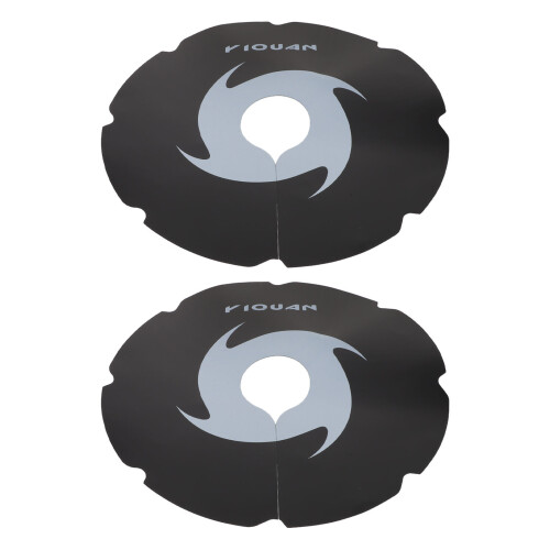 4Pièces Capuchons De PVC Noir Protection Durable