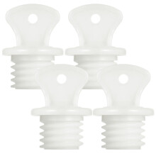 12Pcs White Hot Water Bottle Stopper Rubber Leakproof Caps for Home