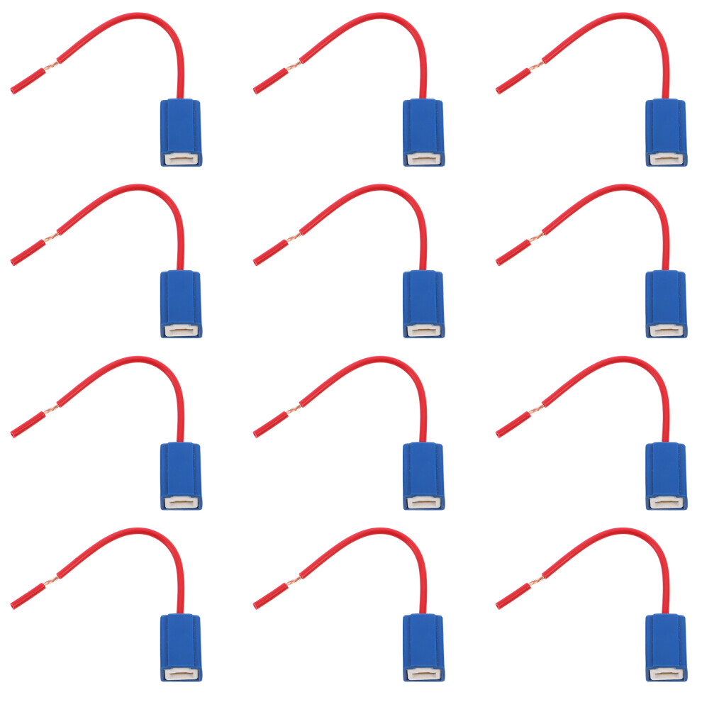 100Pcs Multi Ceramic Headlight Bulb Socket Adapter For Car Lighting 3644198118566