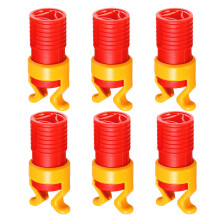 30Pcs Red Woodworking Screw Gripper Clamp Tool with ABS Plastic Sleeve