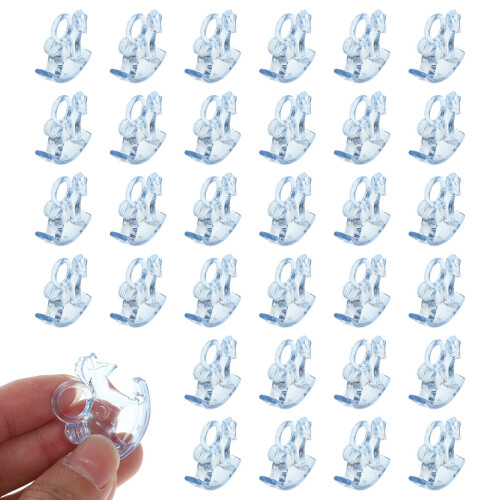 96Stk Acryl Schaukelpferd Deko Babyshower Schmuck 1