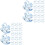 96Stk Acryl Schaukelpferd Deko Babyshower Schmuck 4