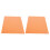 10Pièces Tapis De Coupe Double Face Orange Pour Modélisme Couture 1