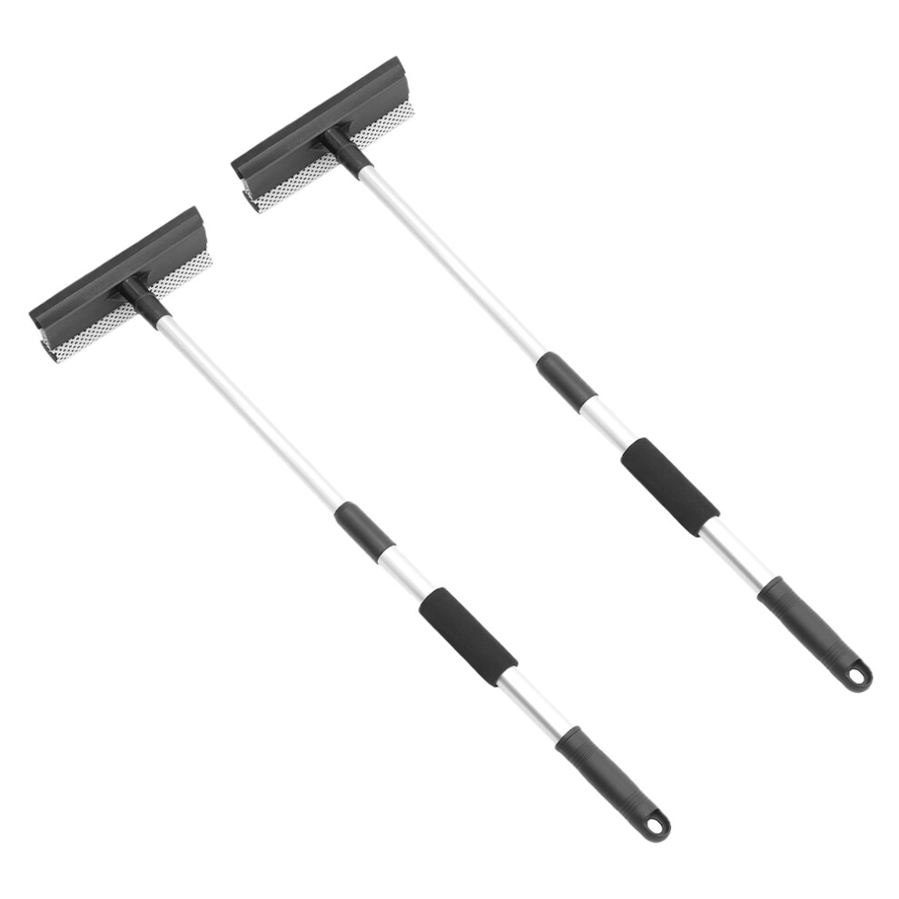 4Pcs Durable Tpr Sponge Car Windshield Squeegee With Adjustable Handle 3644198198759